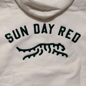 Sun Day Red Pioneer Hoodie Bone Tiger Woods Golf Graphic Sweatshirt 2XL NEW